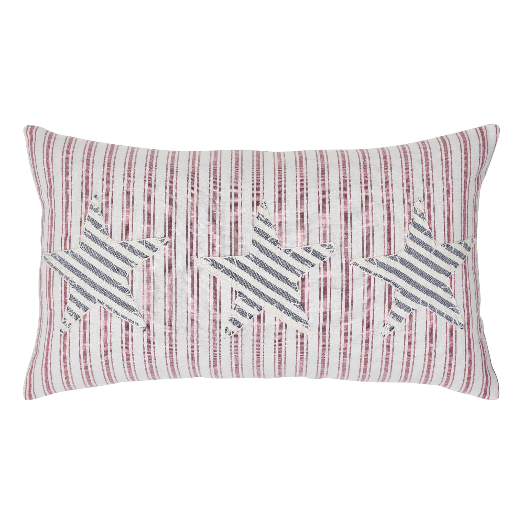 Timeless Ticking Red 12" x 20" Star Pillow Cover - Image 4