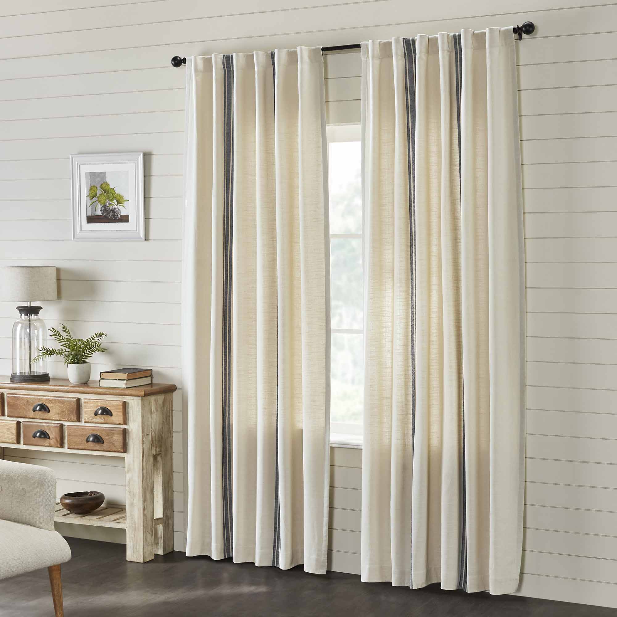 Market Place Blue Grain Sack Stripe Panels – Set/2 - Image 11