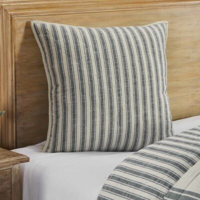 market place gray quilted euro sham farmhouse pillow cover