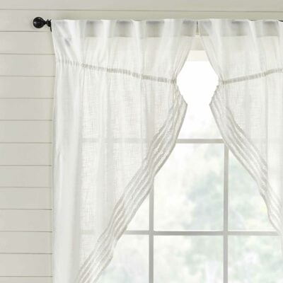 kathryn prairie curtains 63" set of two farmhouse curtains