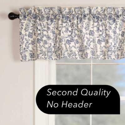 doylestown floral valance second quality farmhouse window topper
