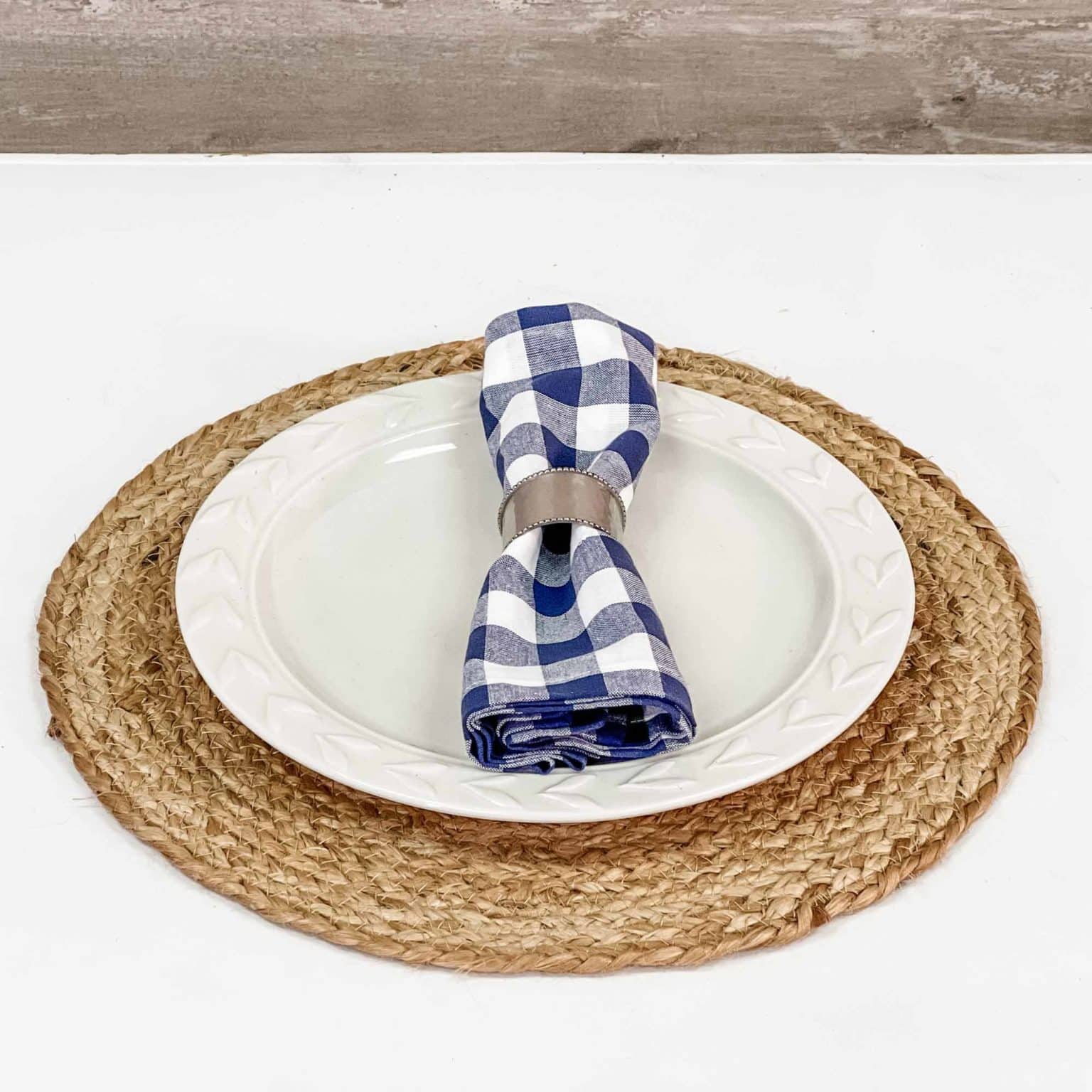 Natural Round Mats - Set of 6