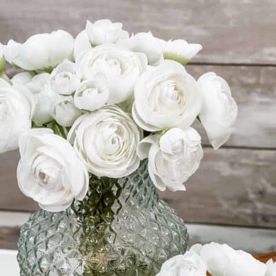 Ranunculus White Bouquet