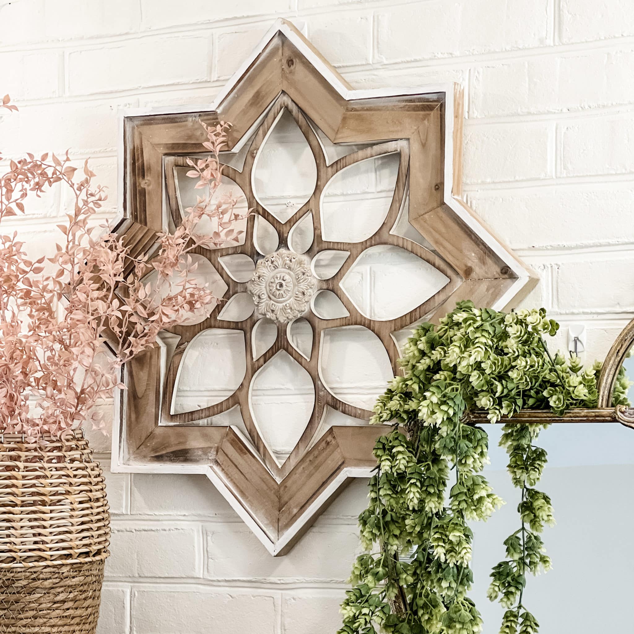 Woven Basket Vase - Image 5