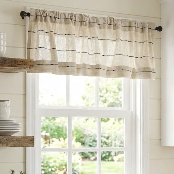 Farmcloth Stripe Valance
