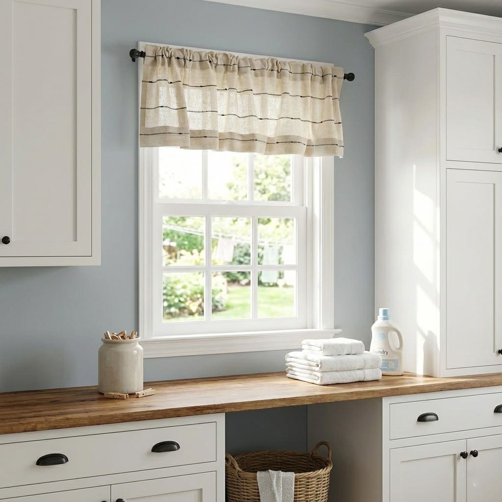 Farmcloth Stripe Valance - Image 3
