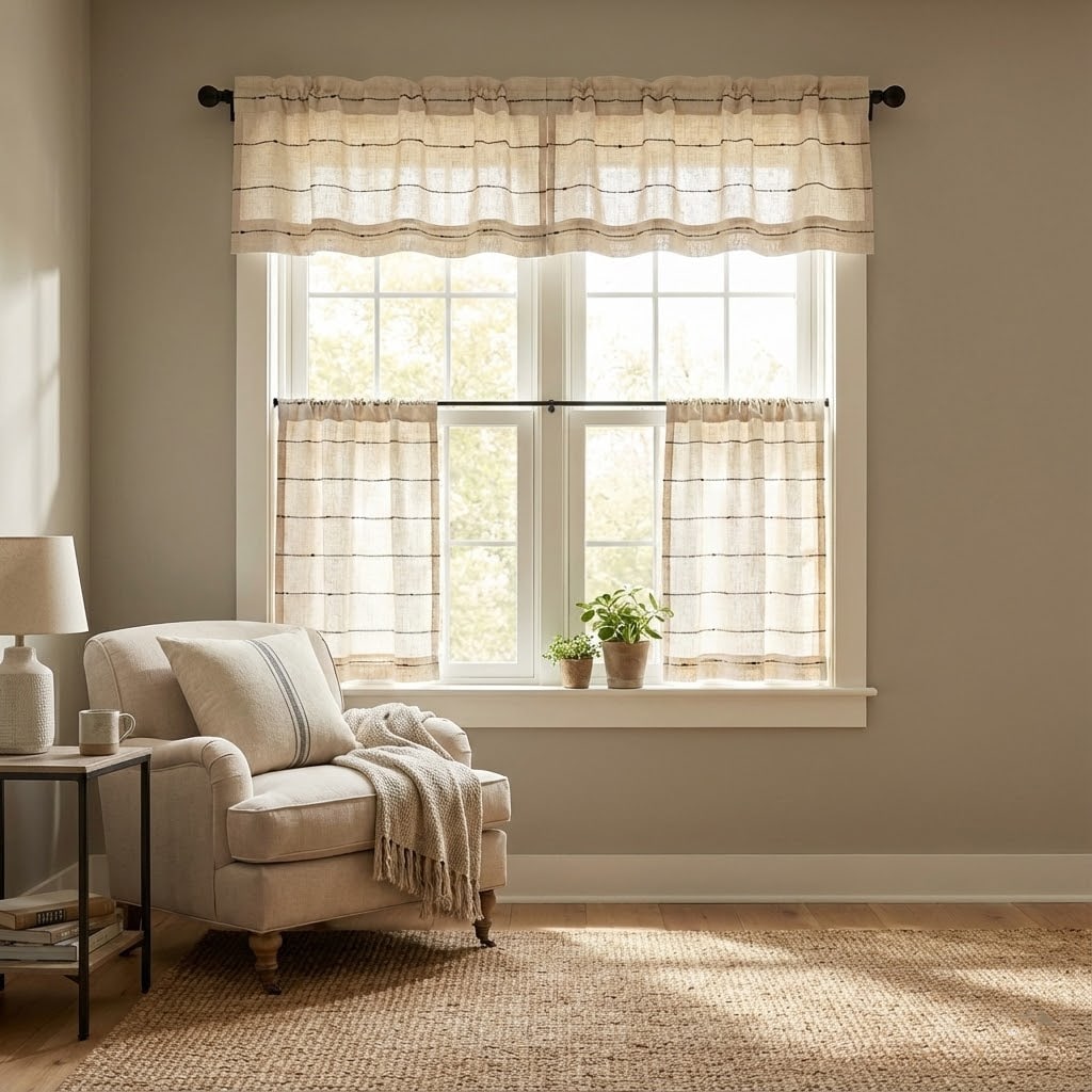 Farmcloth Stripe Valance - Image 4