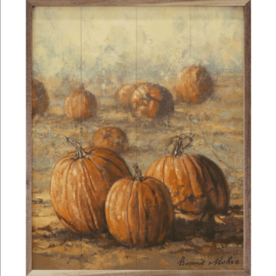 Country Pumpkins Wooden Sign