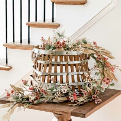 Rust Flower Eucalyptus Garland