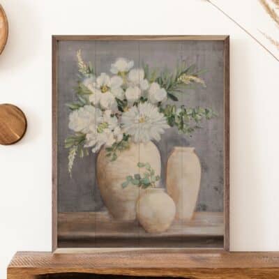 Subtle & Scented Light Gray Wooden Sign