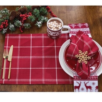 Holly Jolly Placemats, Set/4