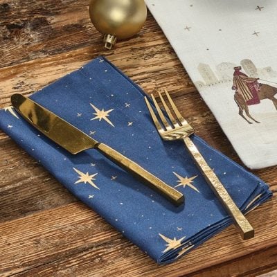 Away In A Manger Napkins, Set/4