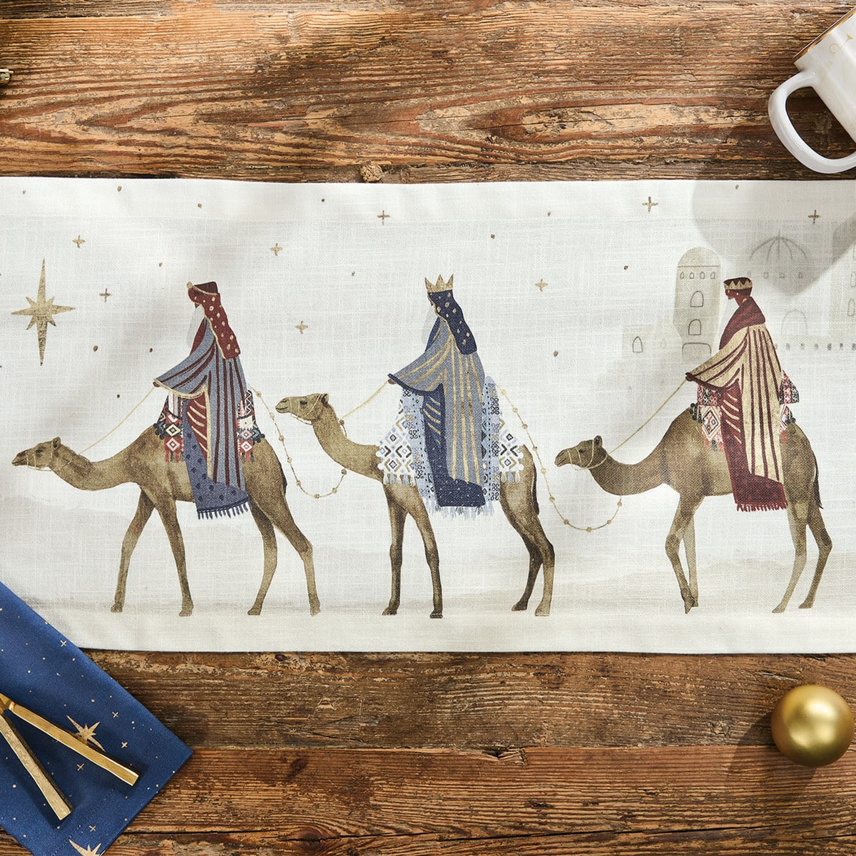Away In A Manger Table Runner - 36" - Image 3