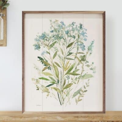 Garden Lace I Wooden Sign