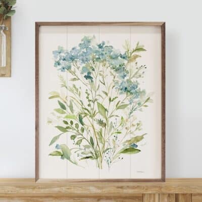 Garden Lace II Wooden Sign