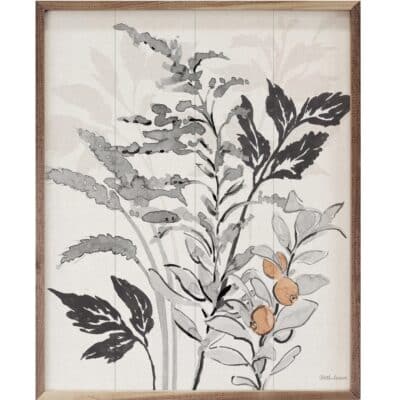 Harvest Classics V Vines Wooden Sign