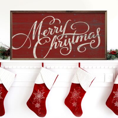 Christmas Wooden Signs