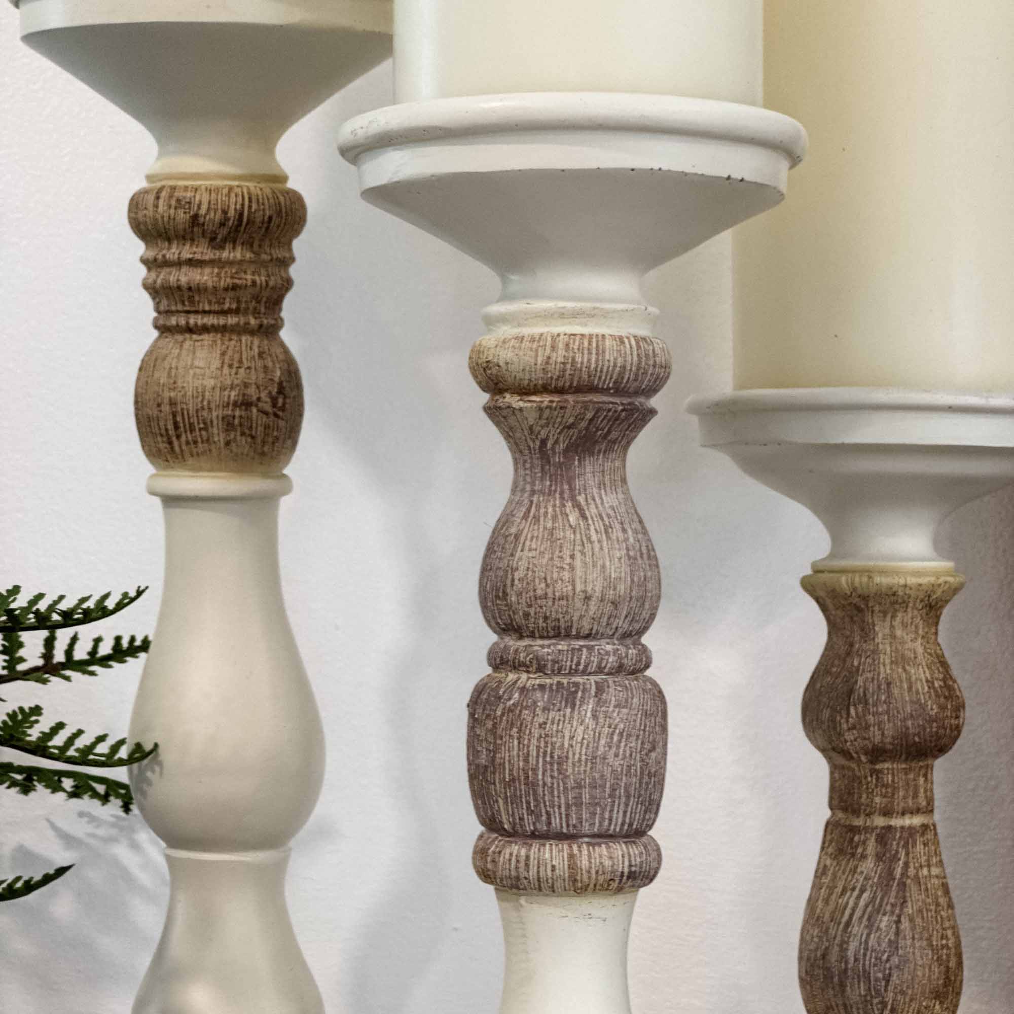 Reclaimed Grace Candle Holders, Set/3 - Image 8