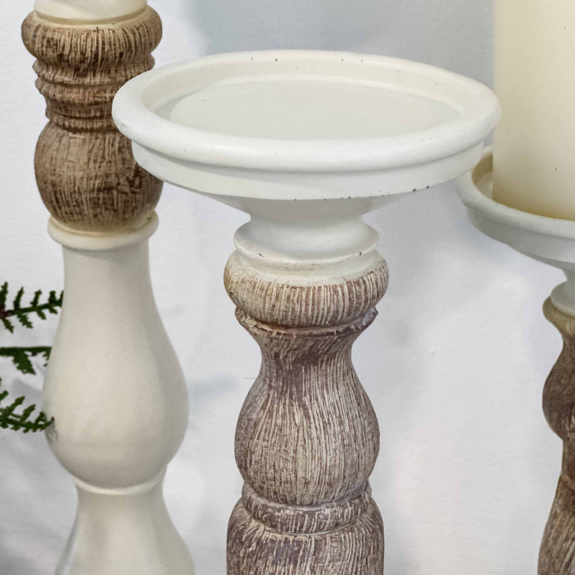 Reclaimed Grace Candle Holders, Set/3 - Image 7