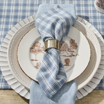 Stafford Dusk Napkins, Set/4