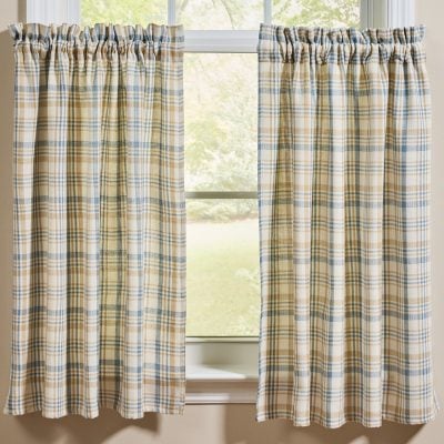newton tiers 36" set of two farmhouse cafe curtains