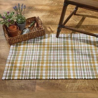 Farmstead Plaid Chindi Rug - 2' x 3'