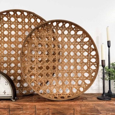 hearthwoven tray small farmhouse handwoven tray