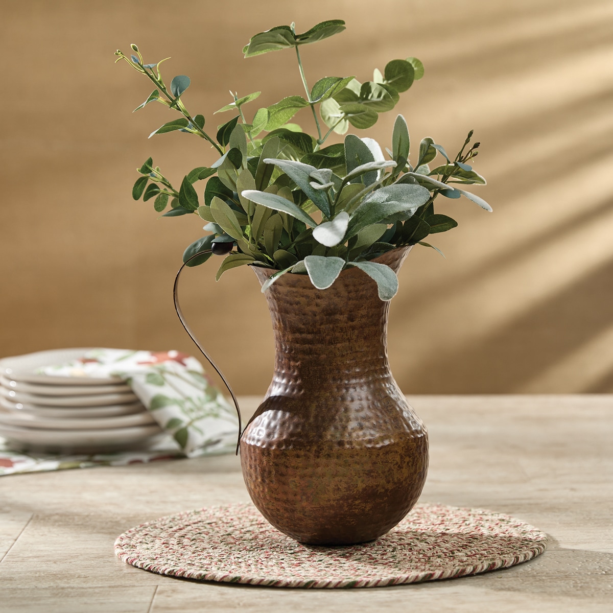 Distressed Copper Pitcher - Image 2