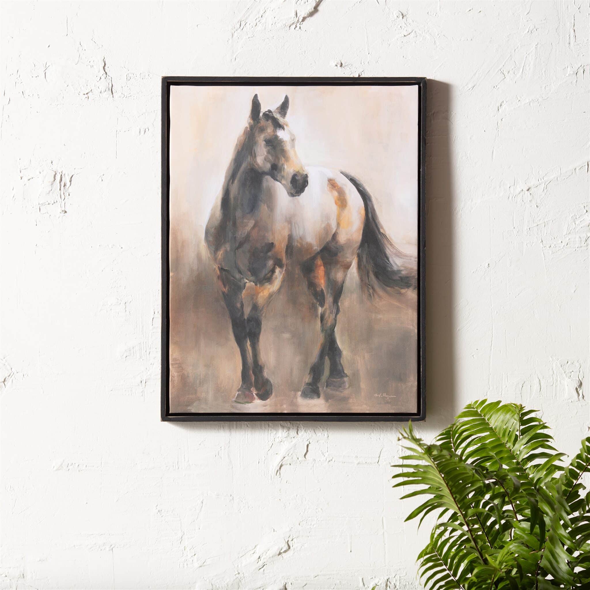 Dappled Wanderer, Framed Horse Print on Canvas - Image 6