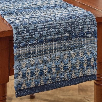 Dressed Up Denim Table Runner - 54"