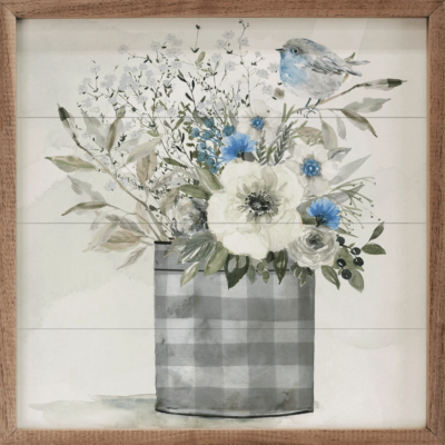 Farmhouse Blues II Wooden Sign