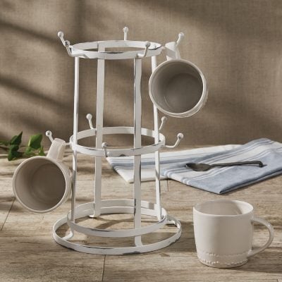 lane 10 mug rack farmhouse mug holder