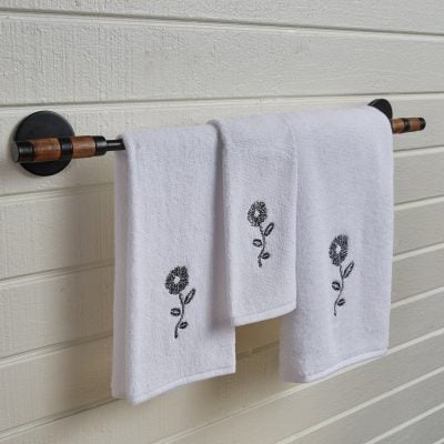 urban farmhouse towel bar 24" farmhouse towel rack