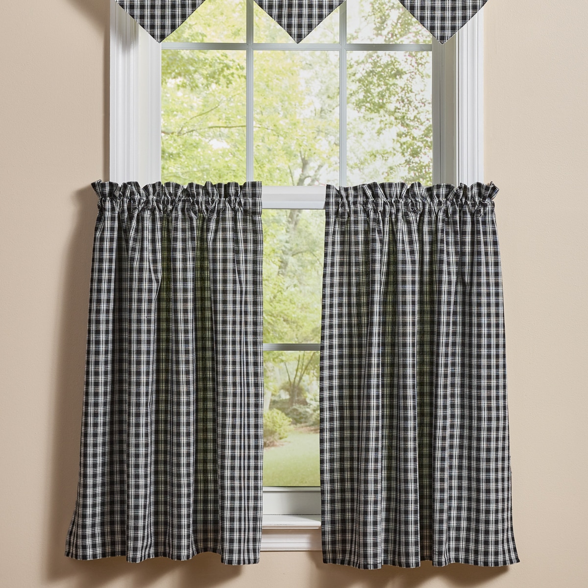 Stafford Black & Cream Tiers - 36" - Image 2