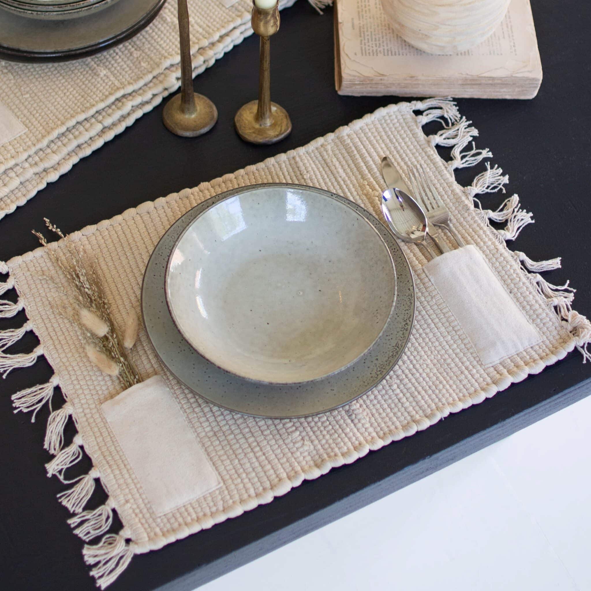 Farmhouse Simplicity Oatmeal Plate & Bowl Set, Set/24 - Image 2