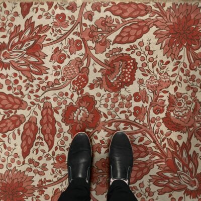 Garden Gate - A Bird Came Down The Walk Vinyl Floor Cloths