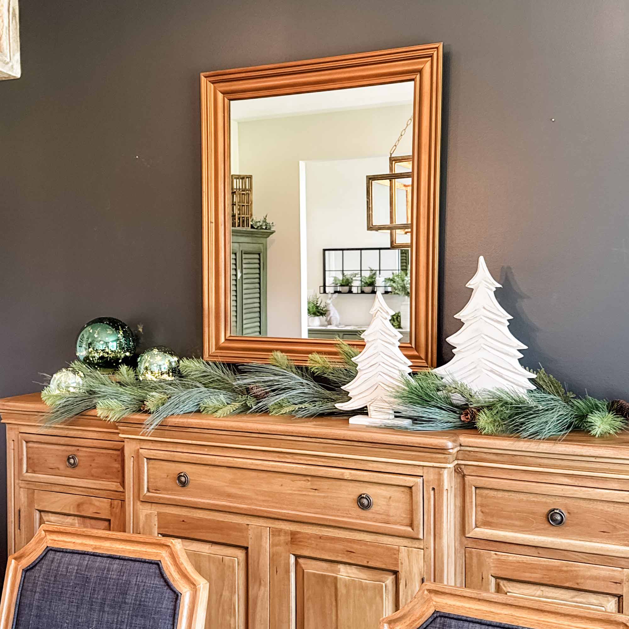 Carved Pine Trees, Set/2 - Image 4