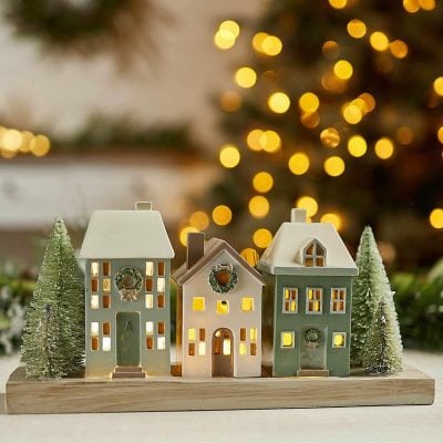 Frosted Village LED Houses