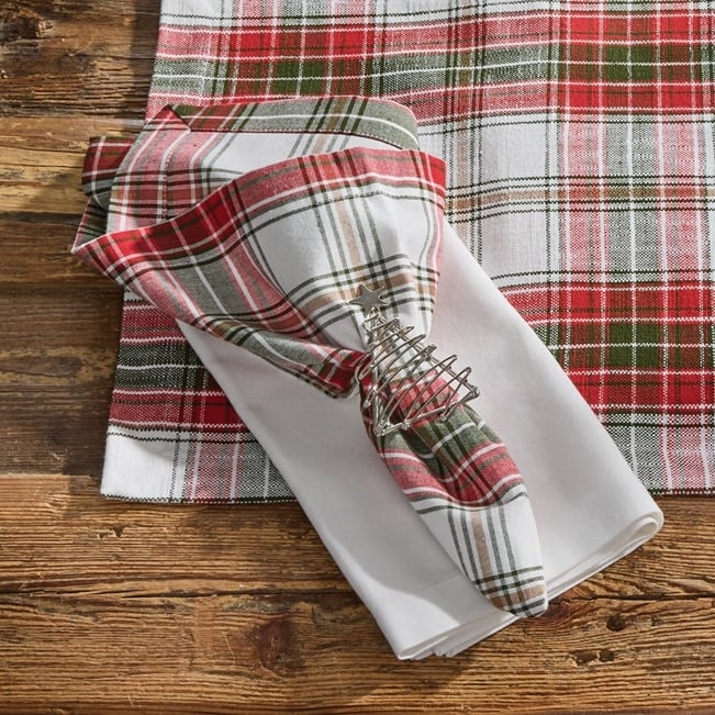Fraser Plaid Napkins, Set/4