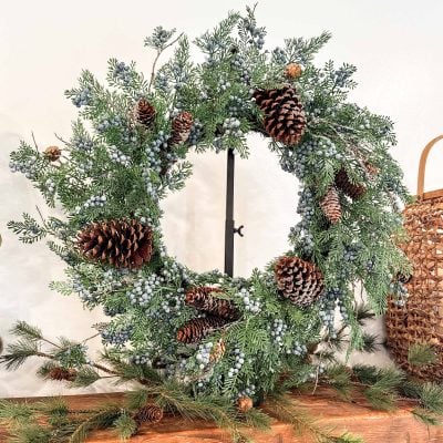 Mixed Juniper Berry Wreath