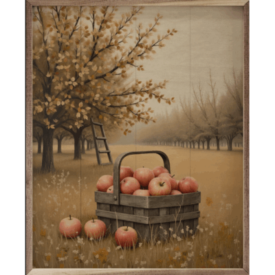 Apple Orchard Wooden Sign