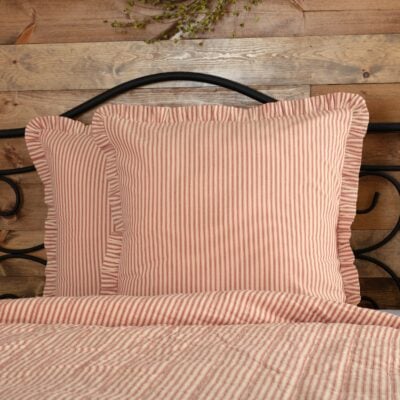 Sawyer Mill Red Fabric Euro Sham