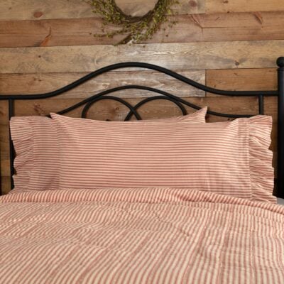 Sawyer Mill Red Ruffled Pillow Case - Set/2