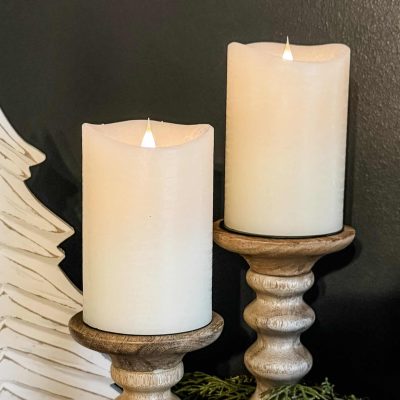 Timeless Glow LED Pillar Candle, Set/2 - 5.5"