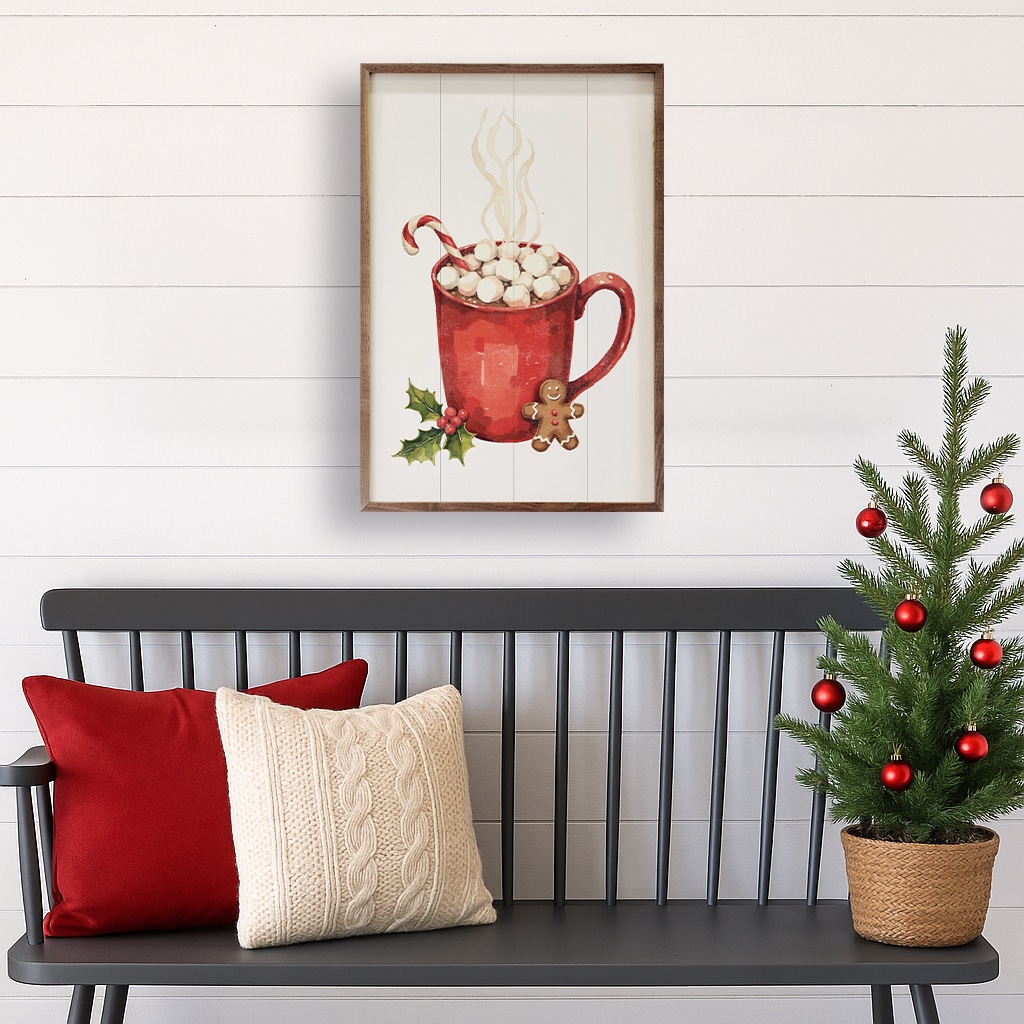 Christmas Hot Cocoa Wooden Sign - Piper Classics