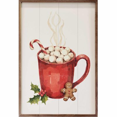 Christmas Hot Cocoa Wooden Sign