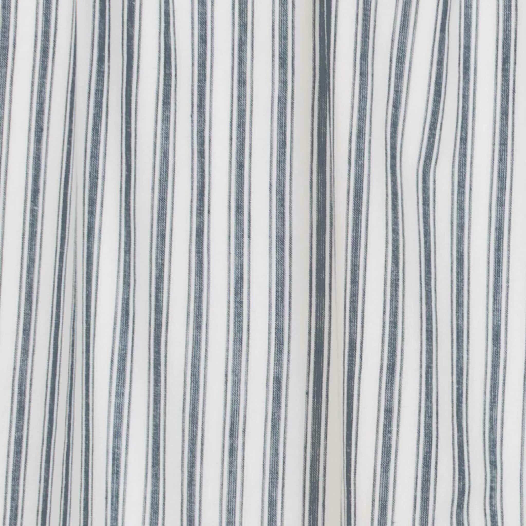 Sawyer Mill Ticking Stripe Blue Prairie Panel - Set/2 - Image 13
