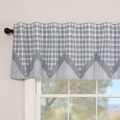 Sawyer Mill Blue Layered Valance