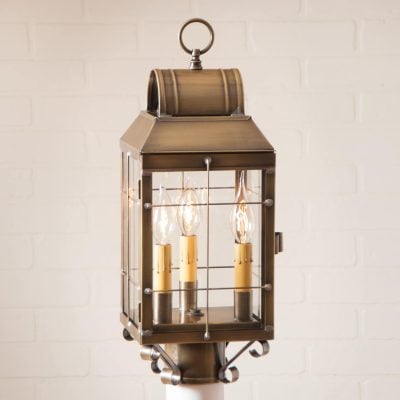 Martha's Post Lantern - Brass or Copper