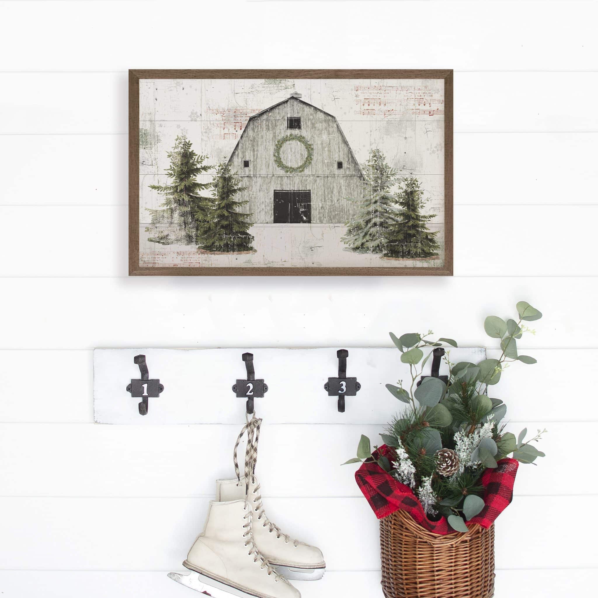 Wooded Holiday I Barn Wooden Sign - Image 3